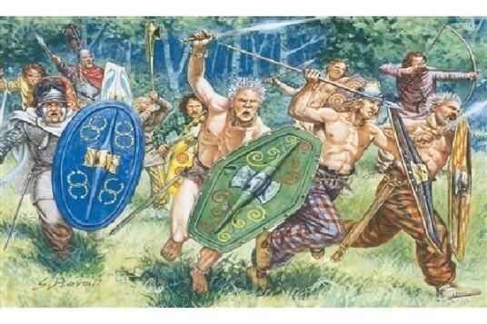 Italeri 1/72 Gaul Warriors 1st-2nd Century B.C