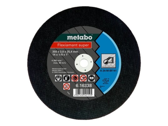 Metabo Flexiamant Super Tf 41 - Skjæreplate - For Stål - 350 Mm Metabo Flexiamant Super Tf 41 - Skjæreplate - For Stål - 350 Mm