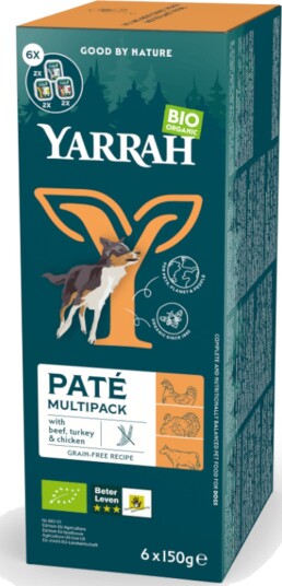 Yarrah Våtfôr Multipakke Økologisk Wellness Paté Blandet Pakke 3 Sorter 24 X 150 G Yarrah Våtfôr Multipakke Økologisk Wellness Paté Blandet Pakke 3 Sorter 24 X 150 G