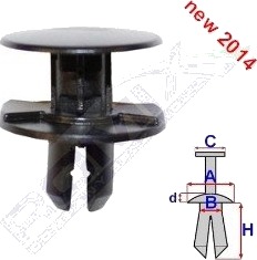 Clip ROMIX C60697 Clip ROMIX C60697
