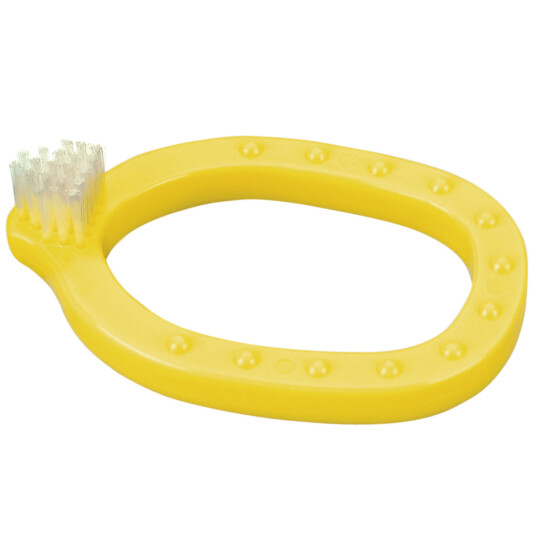 Tannbørste Baby Miradent Infant-O-Brush GUL