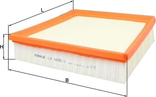Luftfilter KNECHT LX 4335/1 Luftfilter KNECHT LX 4335/1