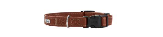 Hunter Halsbånd Canadian UP Cowleather Cognac 25-35/S HU 200011