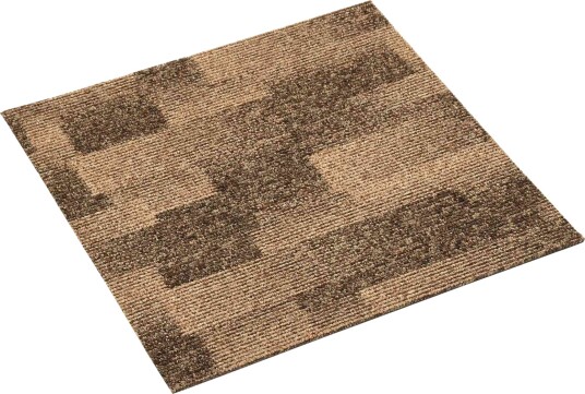  Gulvteppe 20 pcs Brun 50 x 50 cm PP