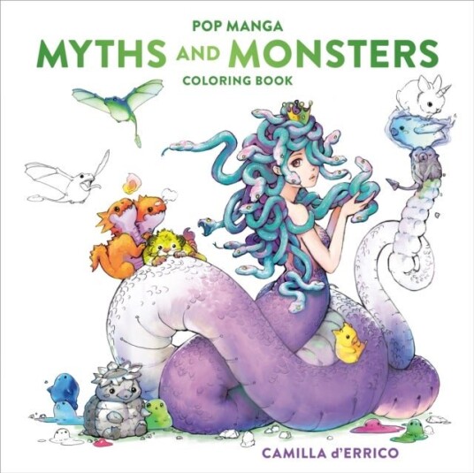 Pop Manga Myths and Monsters Coloring Book Pop Manga Myths and Monsters Coloring Book
