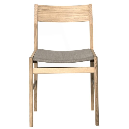 Mavis Siza Stol Hvitpigmentert Eik / Beige Mavis Siza Stol Hvitpigmentert Eik / Beige