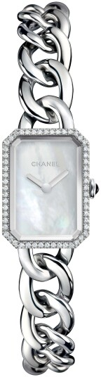 Chanel Dameklokke H3253 Premiere Hvit/Stål 16x22 mm