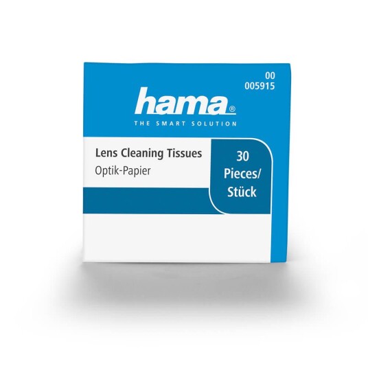 Hama Rensepapir for Kamera og Linser 30 stk – Effektiv Rengjøring av Objektiv