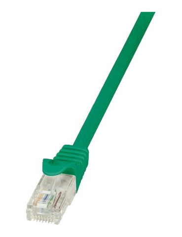 Logilink Econline Koblingskabel Rj-45 Hann Til Rj-45 Hann 2 M Utp Cat 6 Formstøpt Uten Hindringer Grønn