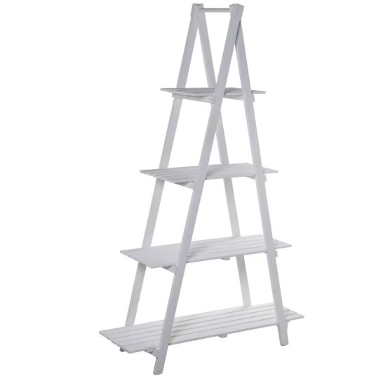 Hyller Alexandra House Living Hvit Tre 100 x 163 x 30 cm