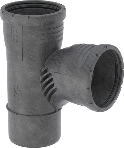 GEBERIT albueforgreningsrør 87,5° ø90x90mm
