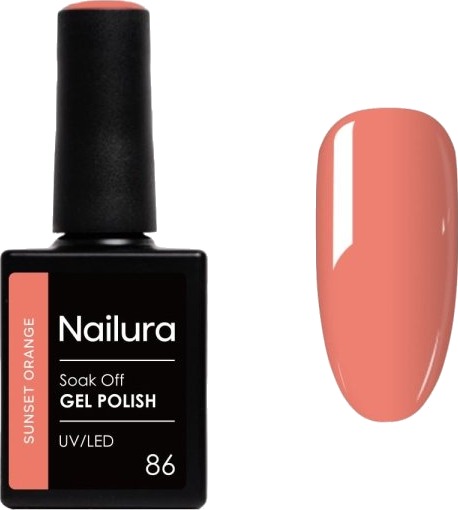 Nailura Gelpolish 86 – Sunset Orange – 10 ml