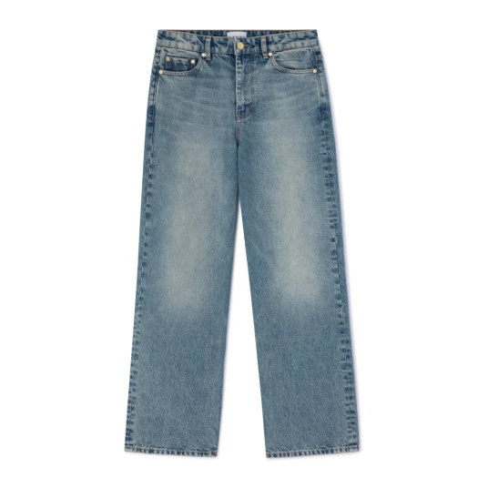 Ganni Dame Jeans Blå W26, Ganni Dame Jeans Blå W26,