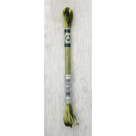 DMC Mouliné Satin Floss Broderigarn 472 Kaki