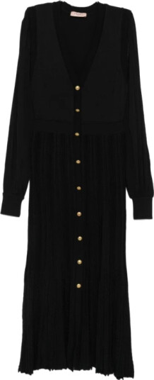 Twinset Dame Kjoler Svart L,