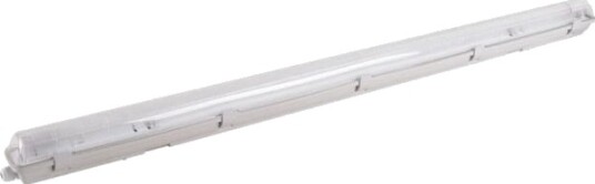 Volteno Tett Armatur For Led Rør 1X120cm Grå Ip65 Abs + Ps 126,5X6,9X8,3 Cm Vo2815