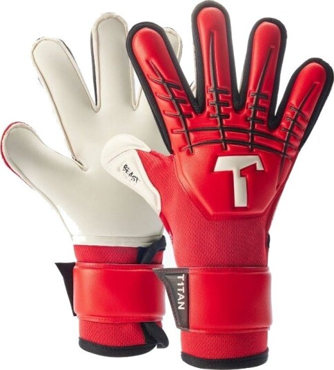 T1TAN Keeperhansker Red Beast 3.0 rød Barn størrelse 5 T1TAN Keeperhansker Red Beast 3.0 rød Barn størrelse 5