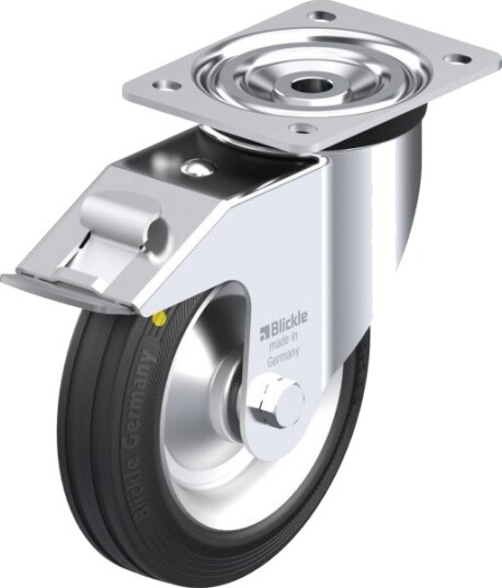 Blickle 23135 L-V 182R-Fi-El Styrehjul Med Brems 180 Mm 170 Kg 1 Stk