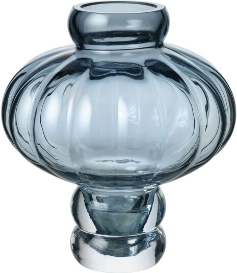 Louise Roe Balloon Vase 02 Blue Vaser Blå