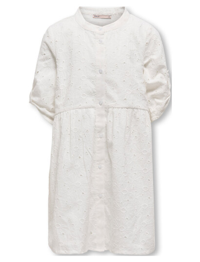 Kids Only Kogdaisy 2/4 Emb Anglaise Dress Wvn White 152 Kids Only Kogdaisy 2/4 Emb Anglaise Dress Wvn White 152