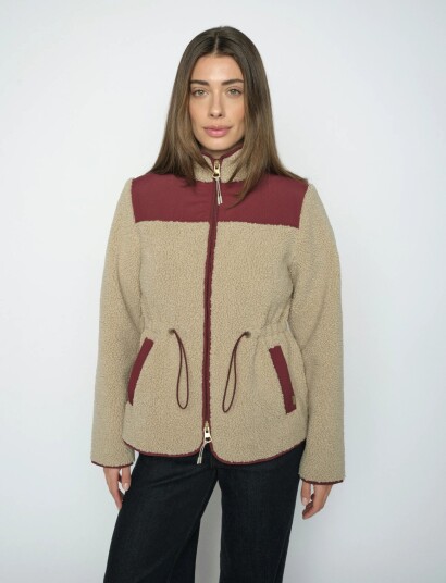 MOS MOSH Mmelisa Eli Teddy Jacket Beige S