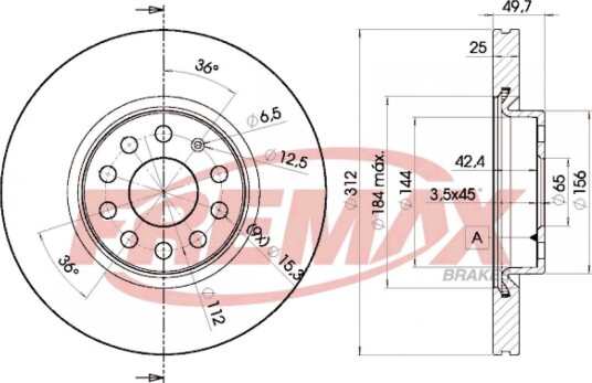 Bremseskive FREMAX BD-5618