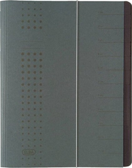 Elba Chic Mappe   Antrasitt   Papp   A4 42496Az New 400001032