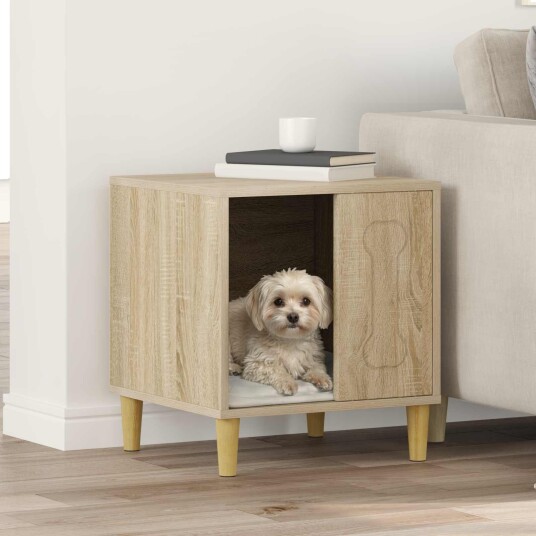 Vidaxl Hundehus Sonoma 44 X 42 X 49 cm Konstruert Tre