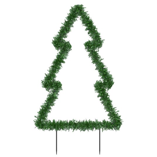 vidaXL Julelysdekorasjon med plugger tre 80 LEDs 60 cm vidaXL Julelysdekorasjon med plugger tre 80 LEDs 60 cm