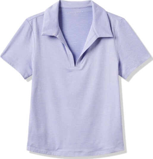 Travis Mathew Skyloft Light Ss Polo Golf pologenser dame Heather Soft Blue Small