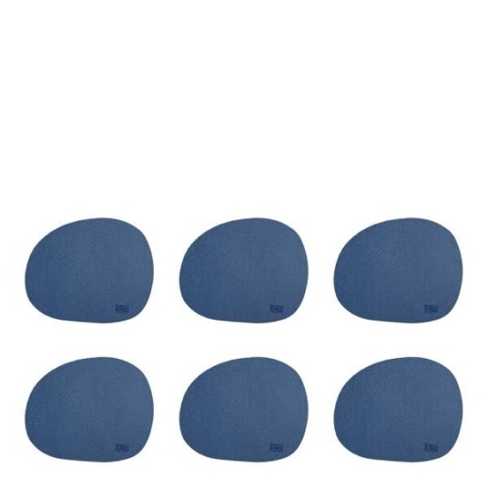 Aida RAW Organic glassbrikke 6 stk dark blue
