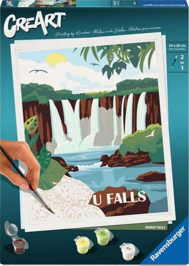 Ravensburger CreArt Mal Etter Tall Sett Iguazu Falls