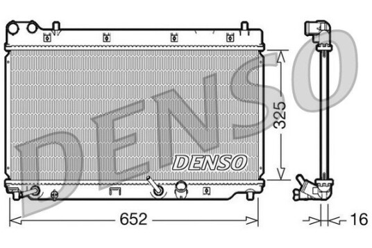 Radiator DENSO DRM40014