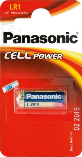 Panasonic N-batteri LR1L Alkalisk 1.5V 900mAh - Universalt Batteri
