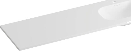 Korsbakken Nice Heldekkende Hvit Matt 160cm Høyre