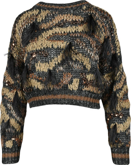 Brunello Cucinelli Dame Strikkevarer Flerfarget M,