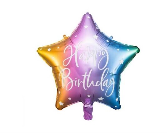 Folieballong Happy Birthday