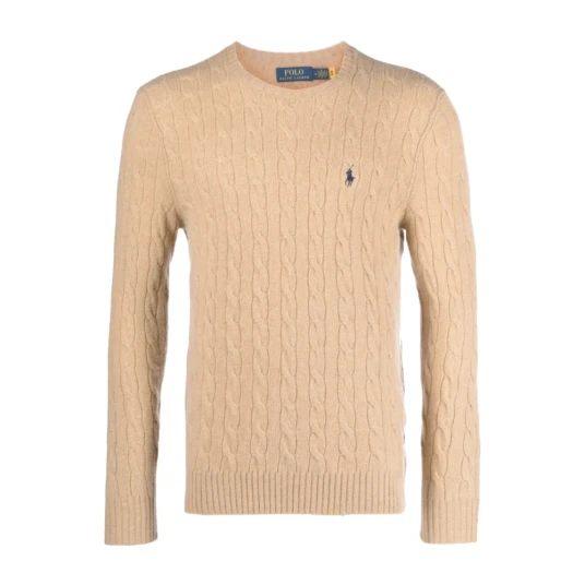 Ralph Lauren Polo Herre Strikkevarer Beige S Ralph Lauren Polo Herre Strikkevarer Beige S