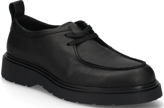 Calvin Klein Combat Apron Laceup Tu Lth TRIPLE BLACK 42 x 42