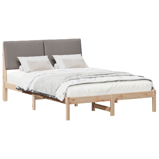  Sengestamme Brun og taupe 140 x 200 cm Heltre furu