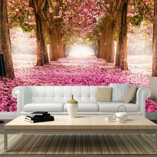 Fototapet Pink Grove 250x175 - Artgeist sp. z o. o.