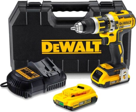 DeWalt Slagbormaskin DCD795D2-QW 18 v Med Batteri Og Tilbehør