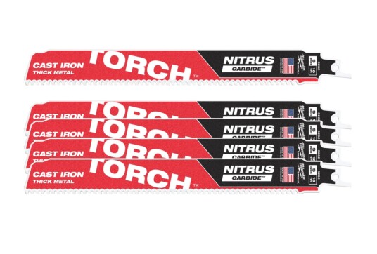 Milwaukee Torch Nitrus 230 mm TCT Bajonettsagblad - 5-pack