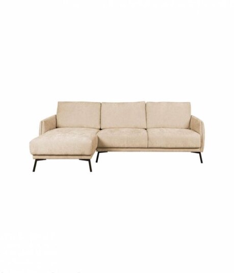 Dutchbone Harper Sofa m. venstrevendt chaiselong, Natur