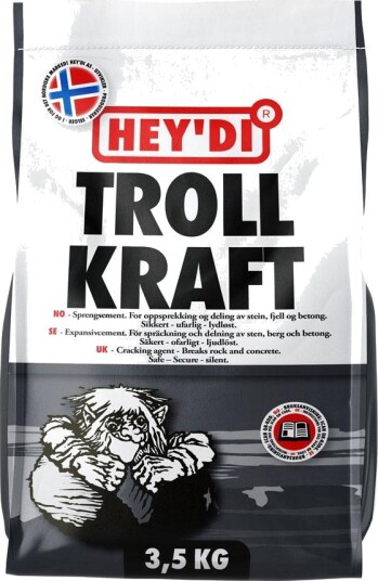 Hey'di trollkraft 35 kg sprengsement Hey'di trollkraft 35 kg sprengsement