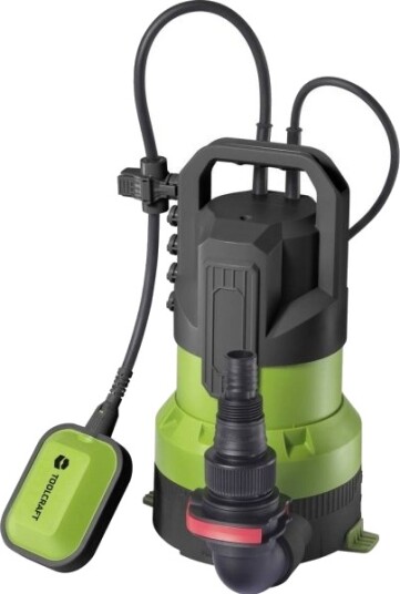 Toolcraft To 10207230 Q400b256 Kloakk /Nedsenkbar Pumpe 13000 L/T 6 M