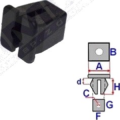 ROMIX C70115 Clip