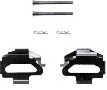 Tilbehørsett, skivebremse belegg BREMBO A 02 231
