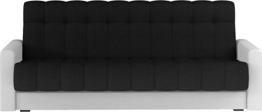 Sofa Eltap Garett 212x85x90 cm Sawana 14 Soft 17 Svart Hvit