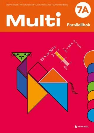 Multi 7a, 3. Utg. Av Bjørnar Alseth, Ann-Christin Arnås, Gunnar Nordberg, Mona Røsseland